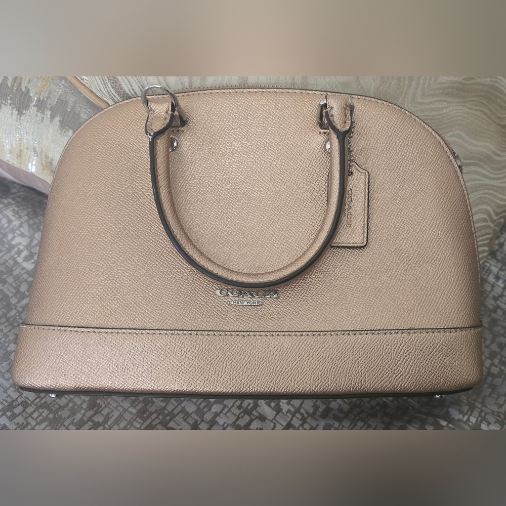 Coach Sierra Satchel Rose Gold F29170 Clean! - Picture 2 of 10